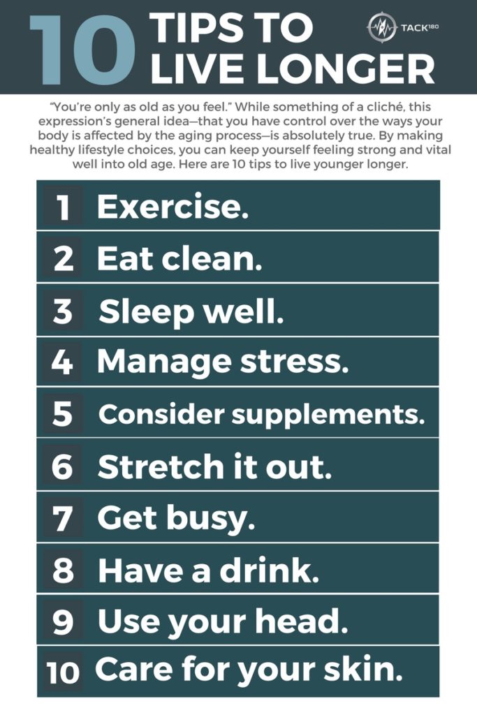 10 Tips to Live Younger Longer_Infograph