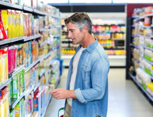 Man Shopping | 16 Cancer Causing Foods